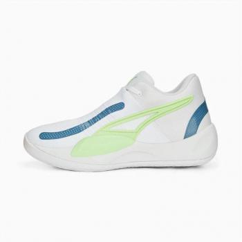Zapatillas de Baloncesto Puma Rise Nitro Rj Barret para niños en color blanco