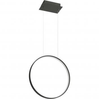Lámpara colgante LED Rio 55 negro 3000K