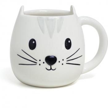 Taza Mug Kitty 400ml blanca Balvi