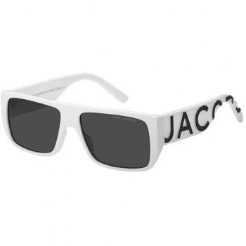 Marc Jacobs Unisex White Sunglasses with Logo 096/S 57MM