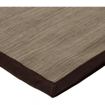 Alfombra Interior y Exterior Resistente al Agua 120 x 170 cm Marrón