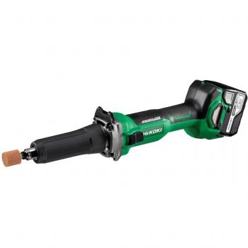 Amoladora Recta a Batería HiKOKI GP18DA 18V Brushless con 2 Baterías de 5,0 Ah y Maletín de Plástico