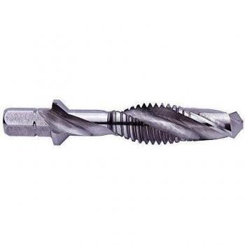 Exact Máquinas de nevera, brocas hss, rota Plus con de 6 cantos, 1/4 pulgadas, M 8, 1