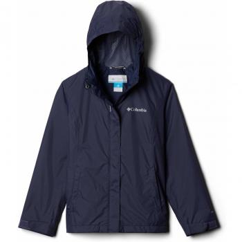 Columbia Arcadia Chaqueta para Lluvia, Niña, Azul