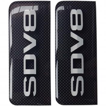 sdv8 Número placa pegatina para carbono 3d resina Gel, curvada