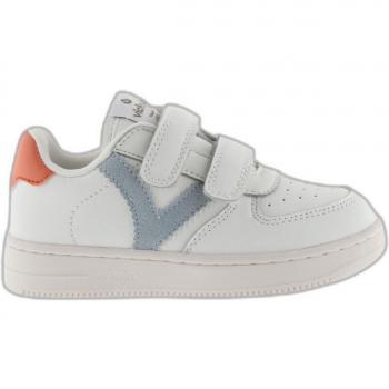Victoria Children's Sneakers with Velcro Straps and Contrast Color Panels 1124104