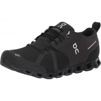 On Cloud Waterproof Breathable Men's Low-Top Trainers - Black Lunar