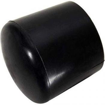 WOLFPACK LINEA PROFESIONAL 5330316 Contera Plastico Redonda Exterior Negra 25 mm. Bolsa 200 Unidades, Multicolor