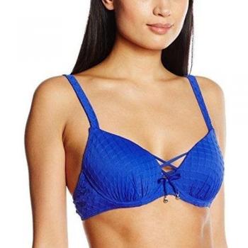 Aubade Sweet Rumba Plunge Coque-Parte de arriba de bikini Mujer    Bleu