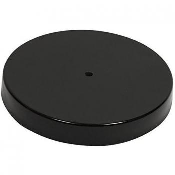 Base Cenicero Securit Acero Inoxidable Negro 25 x 25 cm