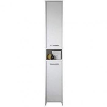 Columna de baño Nemo 32 x 29 x 190 cm blanca con dos puertas