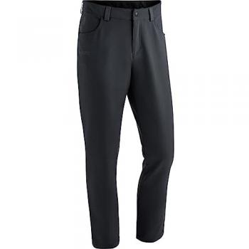 Maier Sports Charles Men's Outdoor Fleece-Lined Stretch Pants, Size 58, Regular Fit, Black