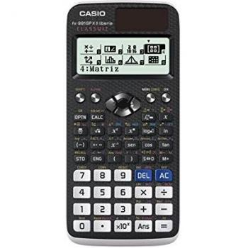 Casio FX-991SPX II Iberia- Calculadora científica, Recomendada para el currículum español y portugués, 576 funciones, Solar y color gris /blanco