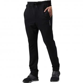 Reebok WOR C Trackpants - Pantalón para mujer, color negro, talla L