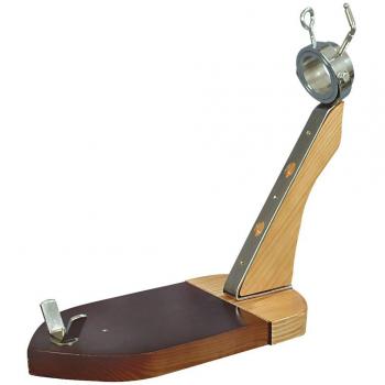 IMEX EL ZORRO Bellota Giratorio Soporte jamonero, Madera, Marrón, 22.5x60.0x42.0 cm