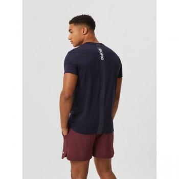 Björn Borg Ace Stripe T-Shirt Men, dark blue, size: XXL