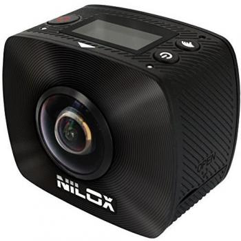 Nilox Action CAM EVO 360 + videocámara Full HD, 1920 x 960P, 30 fps, 4.5 MP, Negro