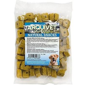 ARQUIVET Snacks para Perro Maxi de Pollo 500 gr - Snacks, chucherías, chuches, premios y recompensas para Perros - para Entrenar o Jugar con tu Mascota