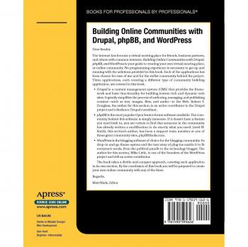 Building Online Communities: A Comprehensive Guide to Drupal, phpBB, and WordPress by Robert T. Douglass