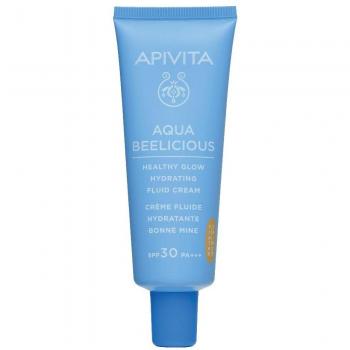 Apivita Aqua Beelicious 24-Hour Moisturizing Cream with Color and SPF30 for Hydration 40ml