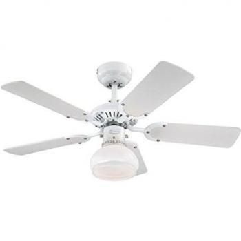 Ventilador de techo Westinghouse Princess Radiance II Blanco con luz