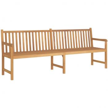 vidaXL Garden Bench 228 cm Solid Teak Wood