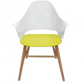 Silla XTREM ARMS WOOD-Azul Color Blanco