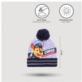 Conjunto Gorro y Guantes Patrulla Canina Chase Paw Patrol
