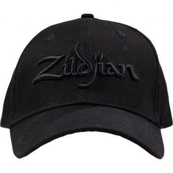 Zildjian Blackout Stretch Fit Cap, L/XL Black