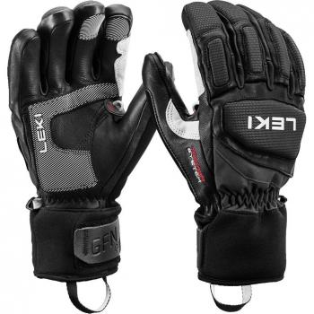 Guantes Leki Griffin Pro 3D PrimaLoft negro blanco - 9