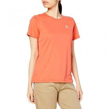 Odlo T-Shirt s/s Crew Neck CARDADA Camiseta, Mujer, Coral, Extra-Small