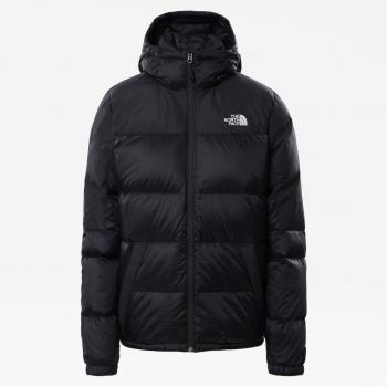 Chaqueta de mujer The North Face Diablo Down negra, outdoor, con capucha, talla XL