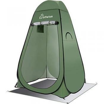 Wolfwise Tienda de Campaña Tent Abrir Cerrar Automáticamente Pop Up Portable Sirve para Camping Playa Bosques Zonas de Aseo Carpas