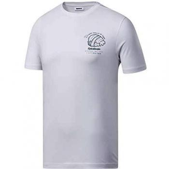 Reebok GS Panda Crew tee Camiseta, Hombre, Blanco, L