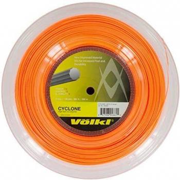 Volkl Cyclone 16 Gauge Fluorescent Orange Tennis String Reel (200M)