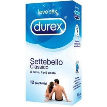 Durex Settebello Classico Preservativi, 12 Pezzi