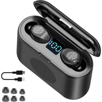Auriculares Bluetooth TWS F9-5 8D Estéreo Inalámbricos HiFi Mini con Micrófono para Deporte