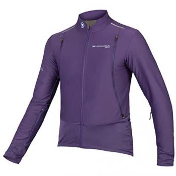 Chaqueta impermeable de ciclismo para hombre Endura Pro SL 3-Season Morado (L)