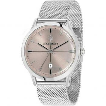 Reloj Hombre Maserati R8853125004, Diámetro de 42 mm, diseño elegante y deportivo, mecanismo de cuarzo, correa de acero inoxidable, resistente al agua hasta 100 metros