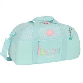 Bolsa de deporte/viaje reciclado Blackfit8 Enjoy 20x50x26 cms