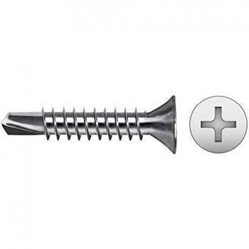 Tornillo Autorroscante 3,9*25 Mm Caja de 250uds Acero Zincado Cabeza Estrella