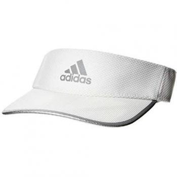 adidas Run Visor A.R. Visera, Unisex Adulto, Blanco/Blanco/Refsil, Talla Única