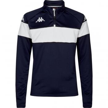 Sudadera Kappa Dovare Half Zip Azul para Hombre