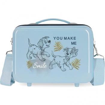 Disney Neceser ABS Dalmatas Azul Adaptable 9L