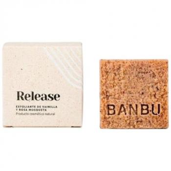 Banbu Release Jabón Corporal Sólido Exfoliante 100g con aroma a vainilla