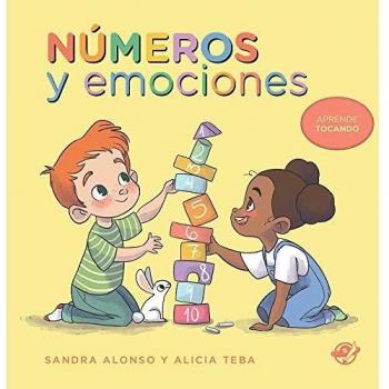 Números y Emociones: Libro de cartón: Aprende tocando con bajo relieve: 1