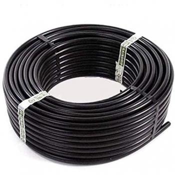 Tubería de Riego Agrícola 16mm 4 Bar 200m Polietileno Negro sin Goteros