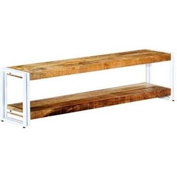 Soporte para TV móvil de madera maciza de mango 150x30x40 cm