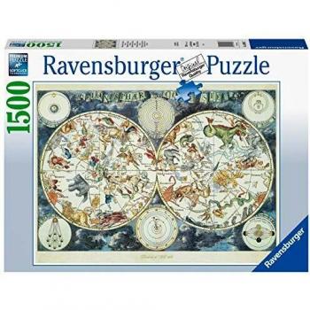 Ravensburger World Map of Fantastic Beasts 1500-Piece Puzzle