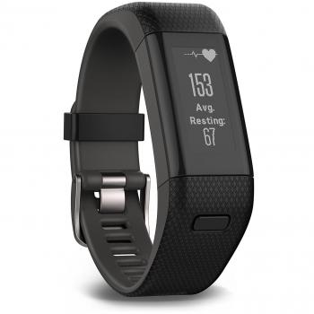 Garmin vvosmart hr regular fit activity tracker blackus version imported